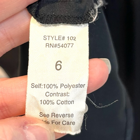 CAbi Black Babydoll Cami #102 Size 6 - Picture 5 of 10